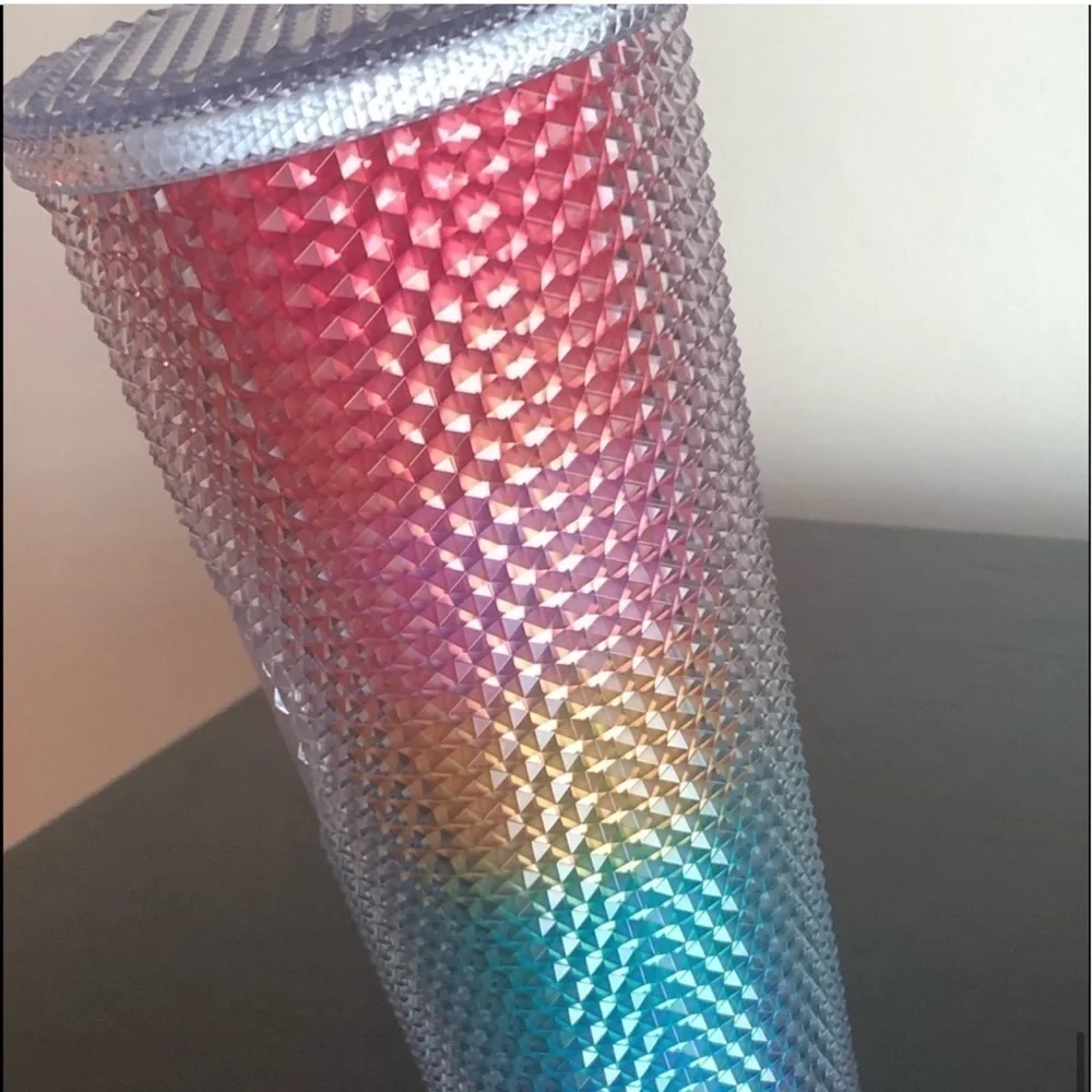 NWT Starbucks Summer Pride Rainbow Studded Tumbler